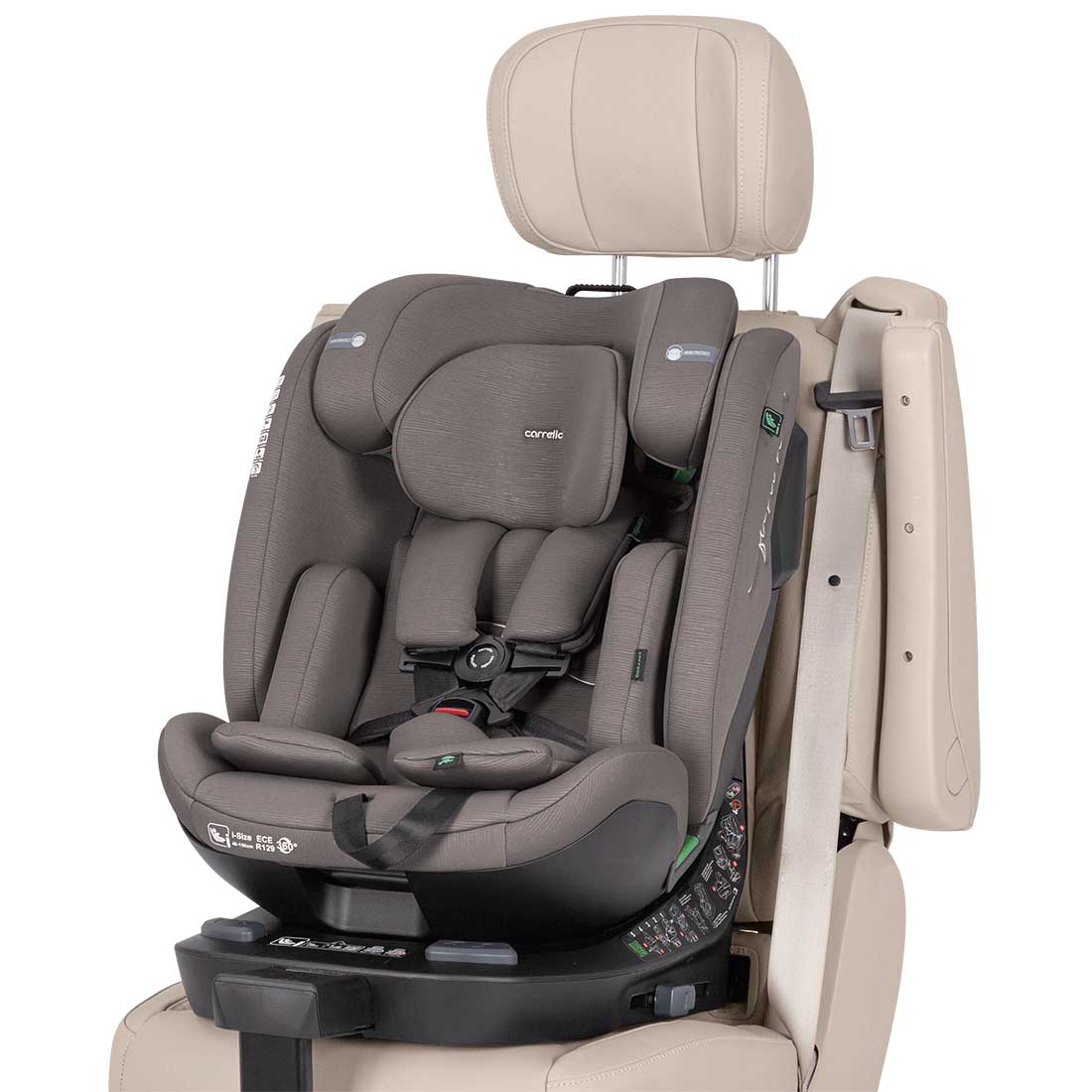 Автокресло Meteorit Fusion 2025 ANIM Регулируемый подголовник насчитывает 12 позиций, что позволит Вам настраивать автокресло по мере роста ребёнка.
