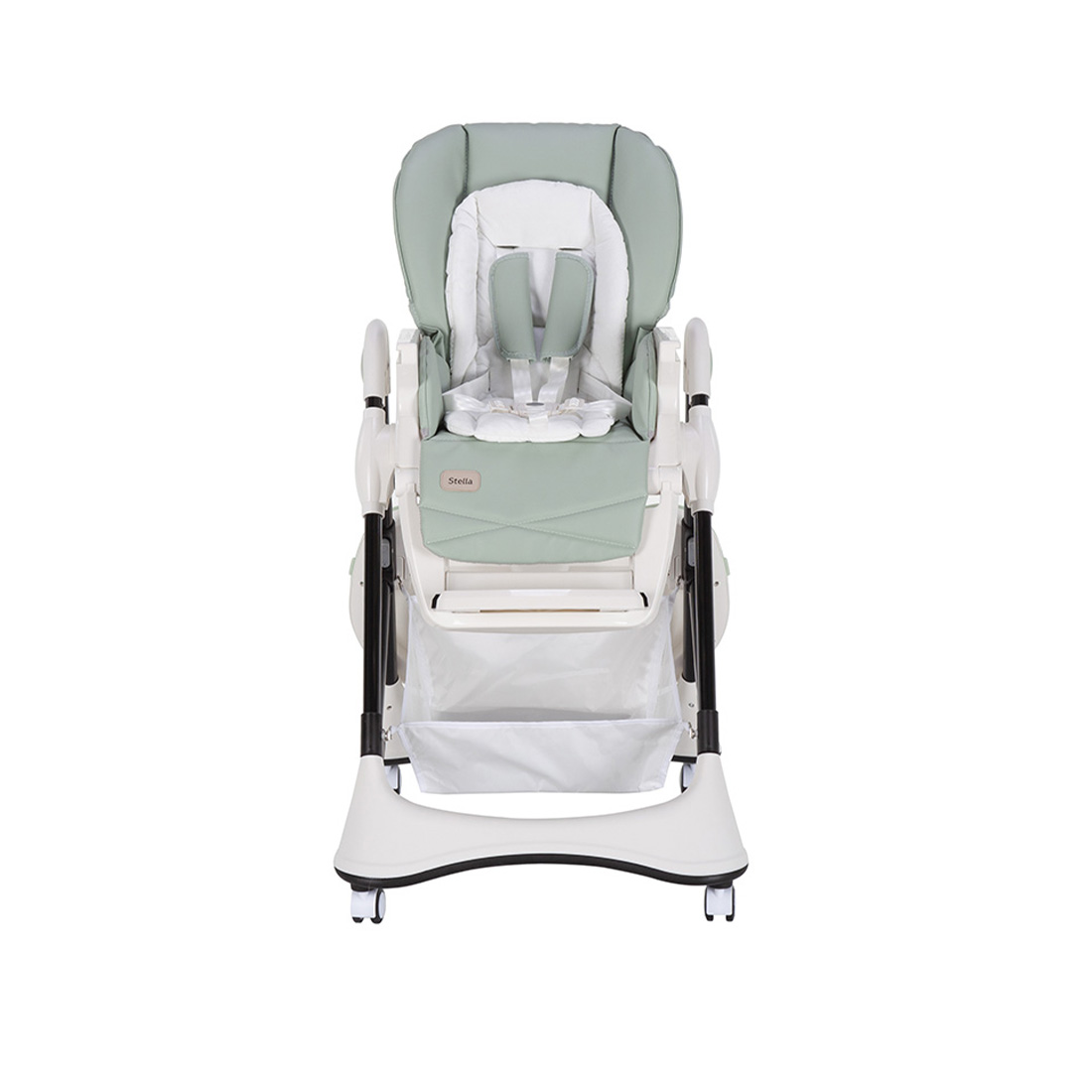 Стульчик для кормления Stella 2023 ANIM Высота сиденья регулируется.