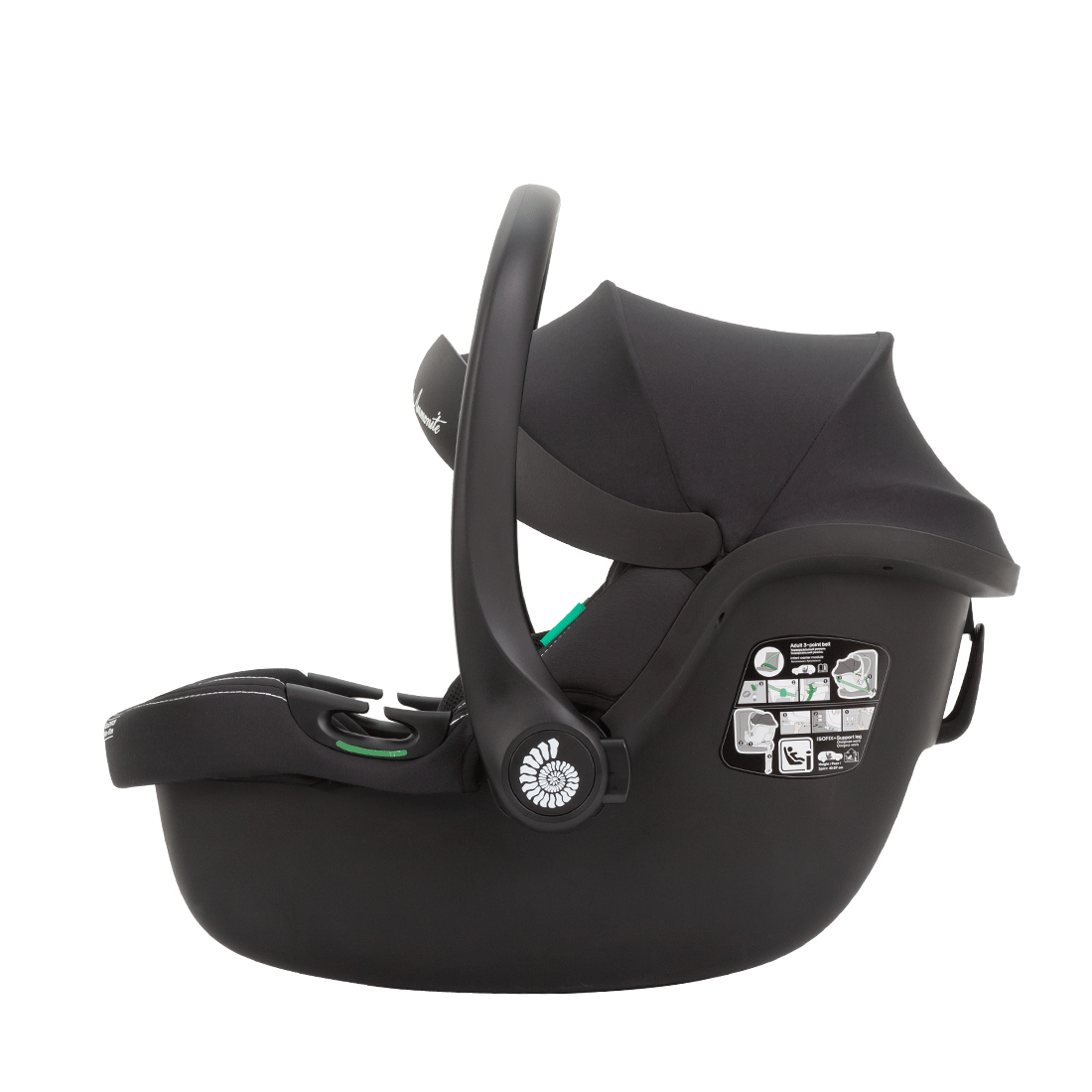 Fotelik Samochodowy Ammonite + base 2025 Regulowany Uchwyt.