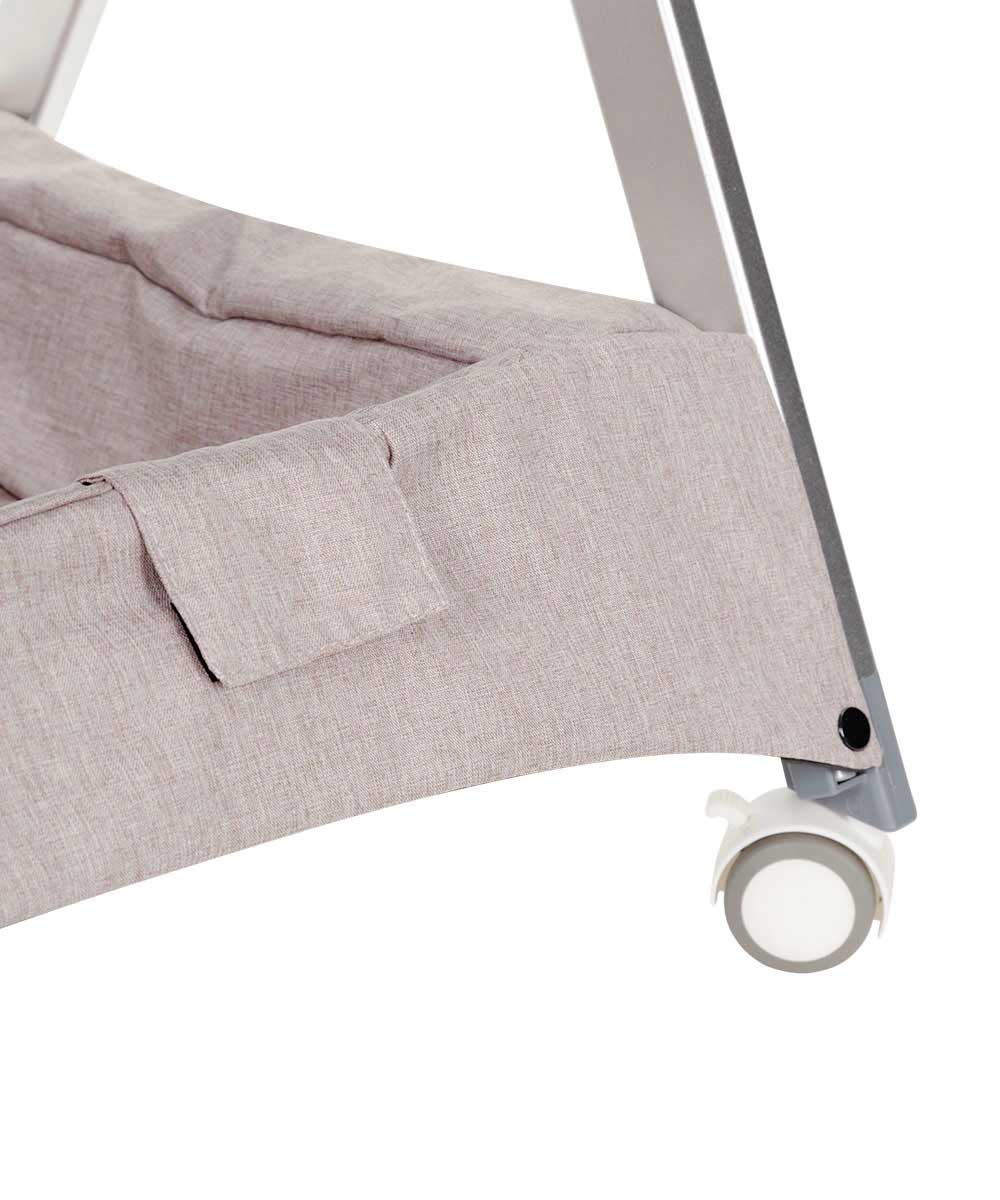 Приставная кроватка-манеж Aria 3 в 1 2025 ANIM Место фиксации нижнего яруса - манежа.