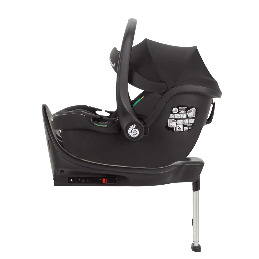 Fotelik Samochodowy Ammonite + base 2025 Korzystanie z bazy zwiększa bezpieczeństwo fotelika samochodowego